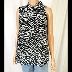 Vince Camuto Animal Impression Top